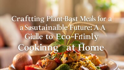 Crafting Plant-Based Meals for a Sustainable Future: A Guide to Eco-Friendly Cooking at Home