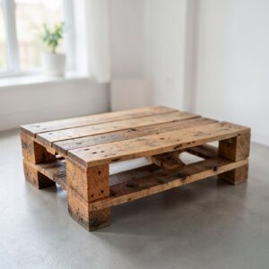 Creating a Smart Eco-Friendly DIY Home Decor: Reclaimed Pallet Coffee Table