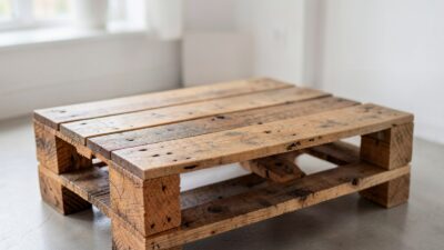 Creating a Smart Eco-Friendly DIY Home Decor: Reclaimed Pallet Coffee Table